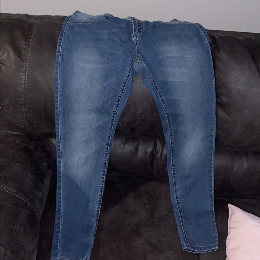 Regular blue skinny jeans